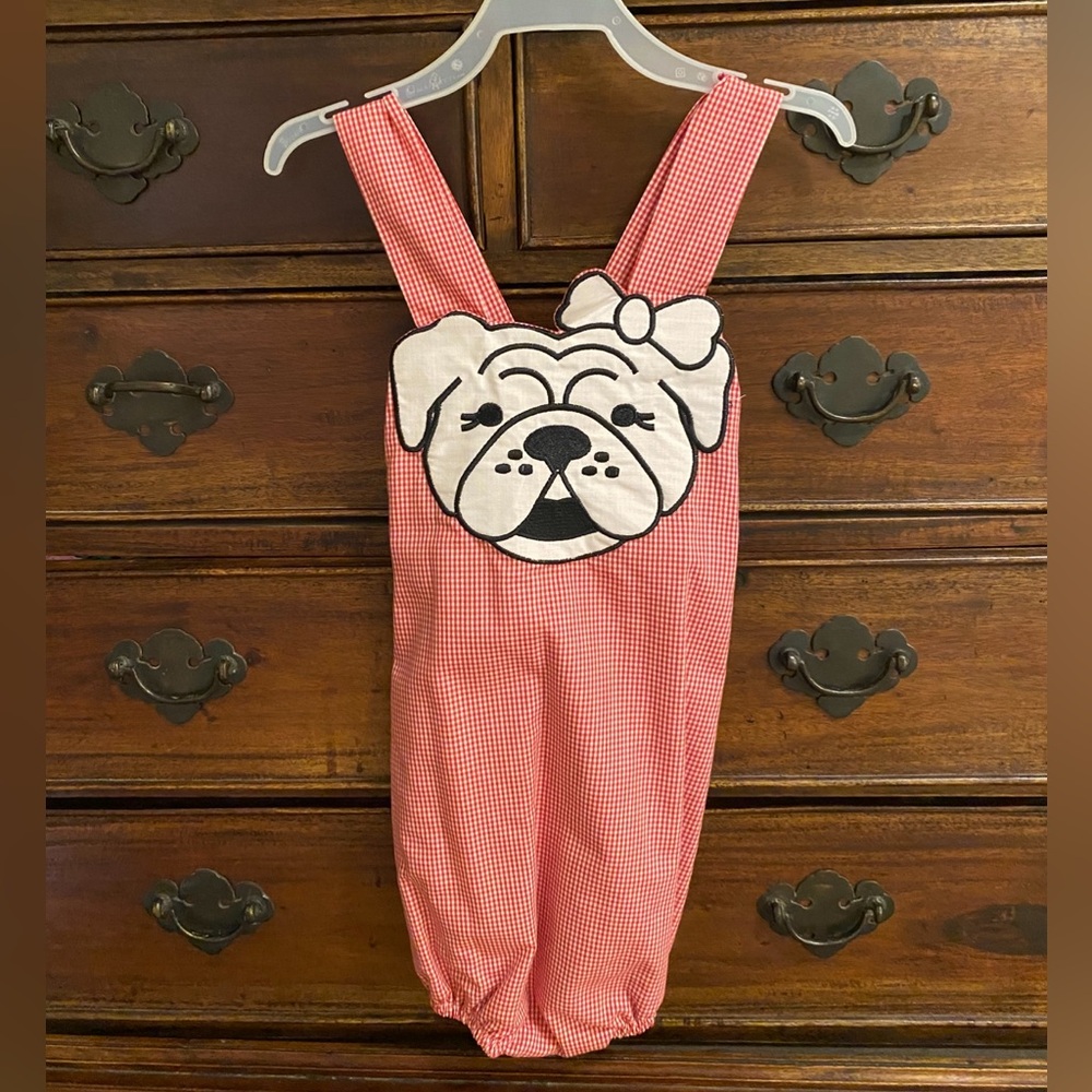 UGA girl bulldog bubble